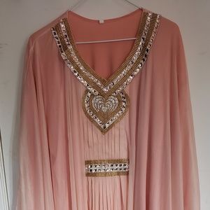 Gorgeous peach caftan